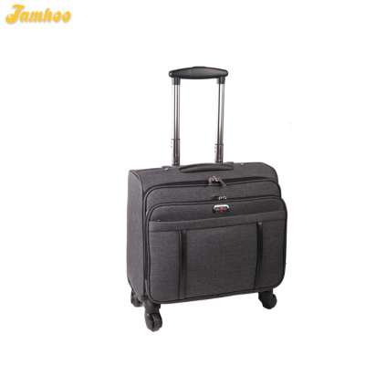 Polyester laptop trolley bag rolling luggage wheeled briefcase