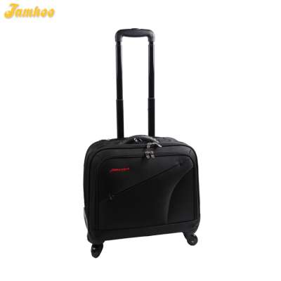 1680D polyester carry-on laptop trolley case wheeled briefcase