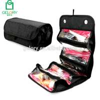 Custom portable Multifunction Folding women Cosmetic bag makeup toiletry bag