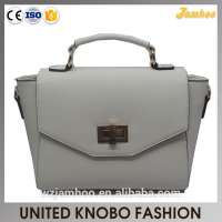 Wholesale ladies handbag high quality white PU handbag