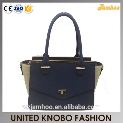 Wholesale used lady handbag PU women handbag