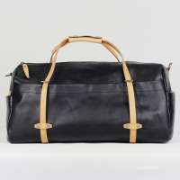 High Quality Full Grain Leather Travel Bag Duffle Bag Weekender Bag for Unisex