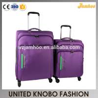 Ultra light 1200D EVA trolley case set soft luggage set